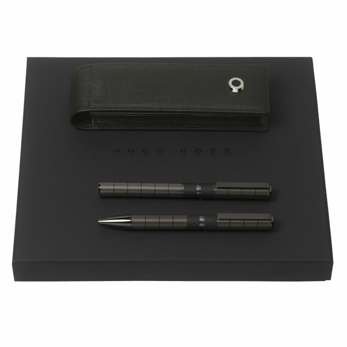 Set Hugo Boss (Classic Rollerball Pen, ballpoint Pen & Case)