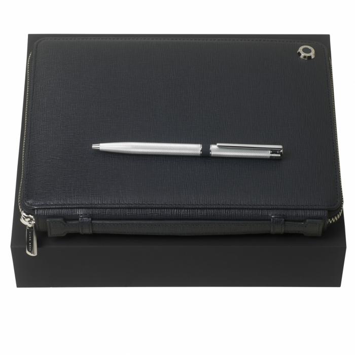 Set Hugo Boss (ballpoint Pen & Leather Conference Folder A5)