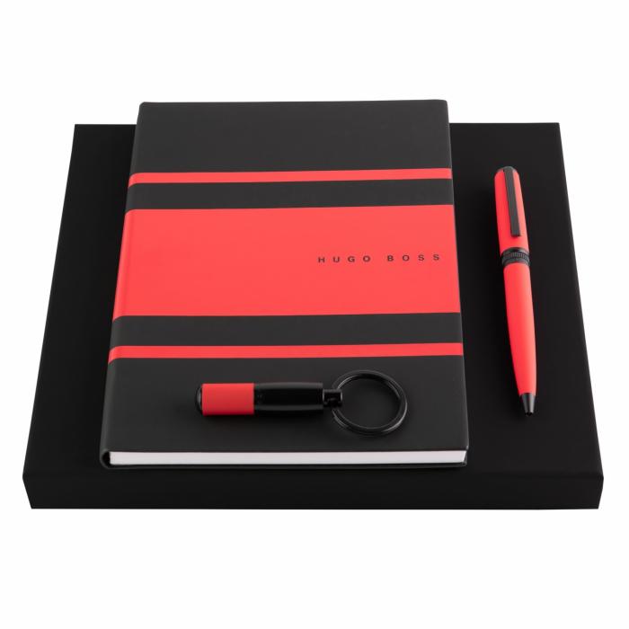 Set Gear Matrix Red (ballpoint Pen, Note Pad A5 & Key Ring)