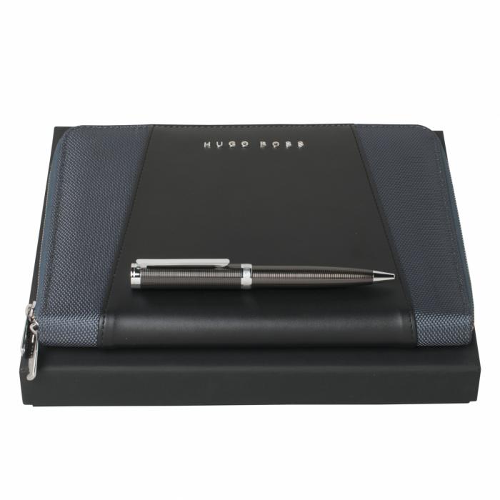 Set Hugo Boss (Premium ballpoint Pen & Classic Conference Folder A5)