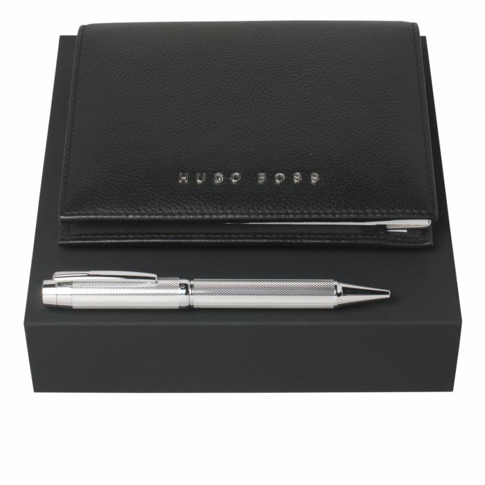Set Hugo Boss (Premium ballpoint Pen & Classic Office Folder A6)