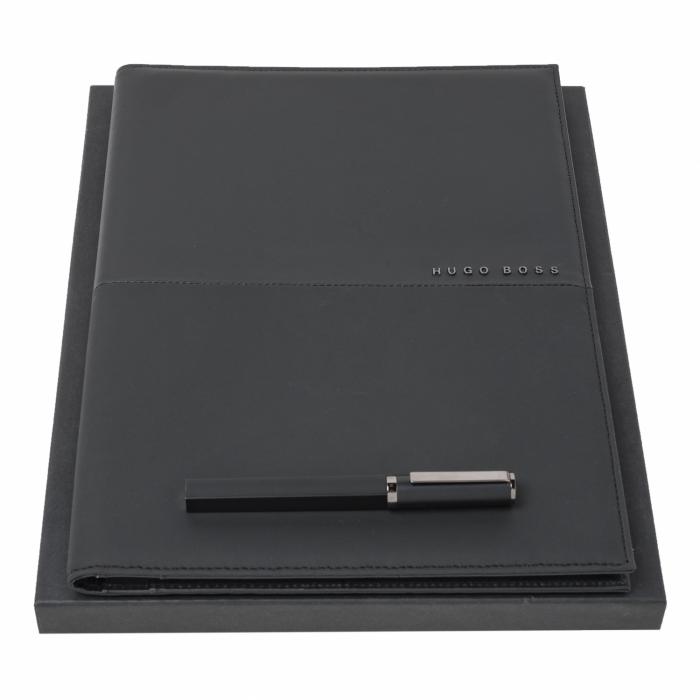 Set Hugo Boss Black (rollerball Pen & Folder A4)