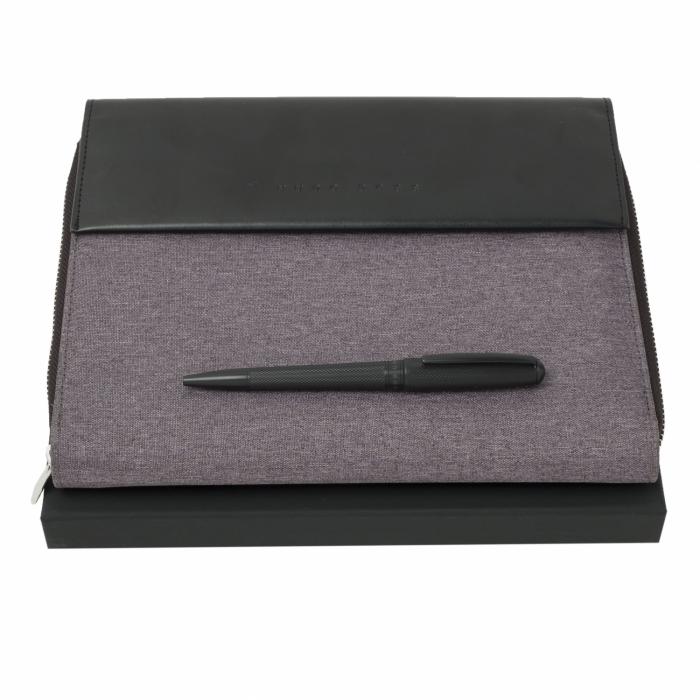 Set Hugo Boss (Essential ballpoint Pen & Conference Folder A5)