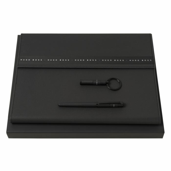 Set Ribbon Black (rollerball Pen, Folder A5 & Key Ring)