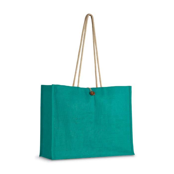 Jute Shopper Bag W/ Handles