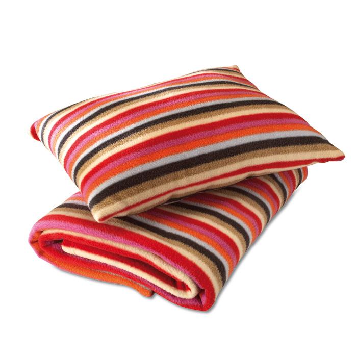 Fleece Blanket With Cushion