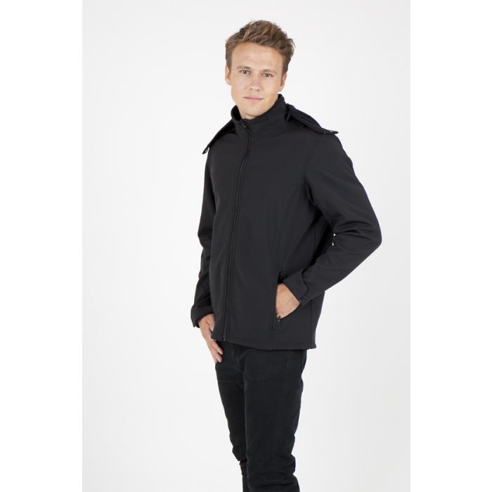 Men's Soft Shell Hooded Jacket - TEMPEST Range