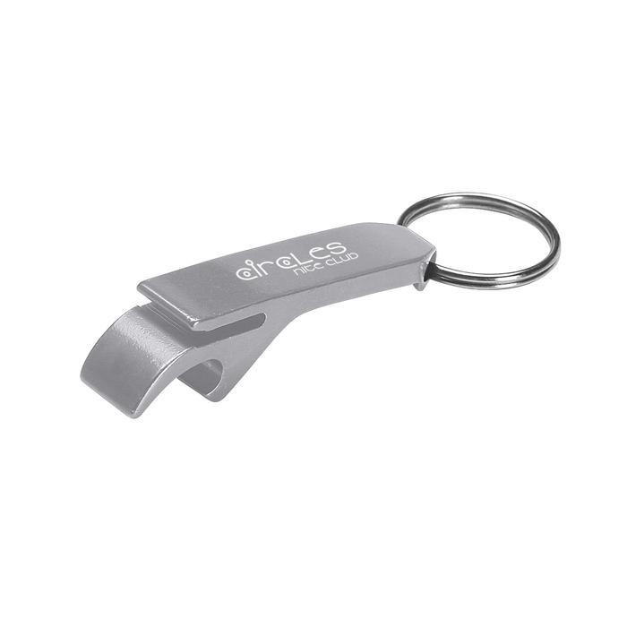 Metal Alloy Bottle Opener Keyring