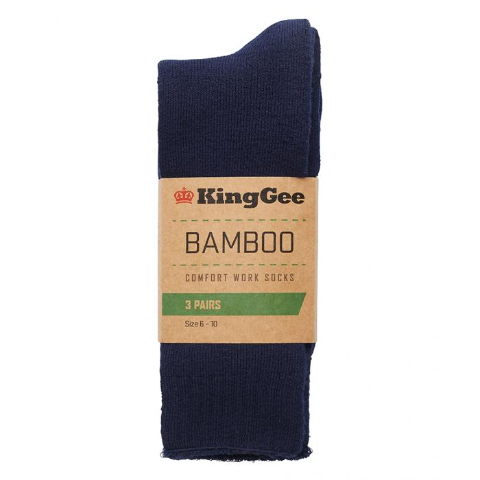 Mens 3 Pack Bamboo Work Socks