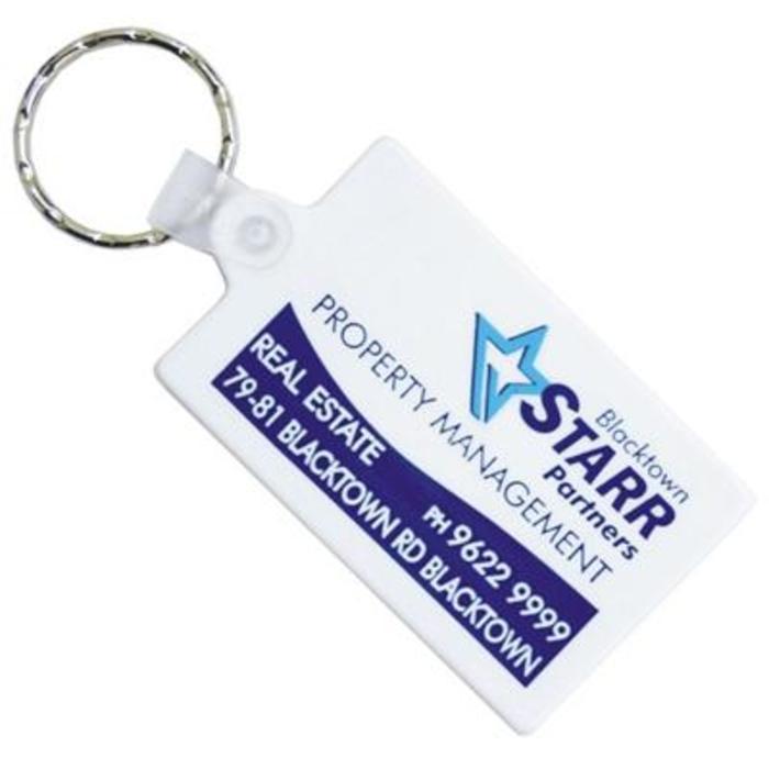 Rectangular Durasoft Keyring