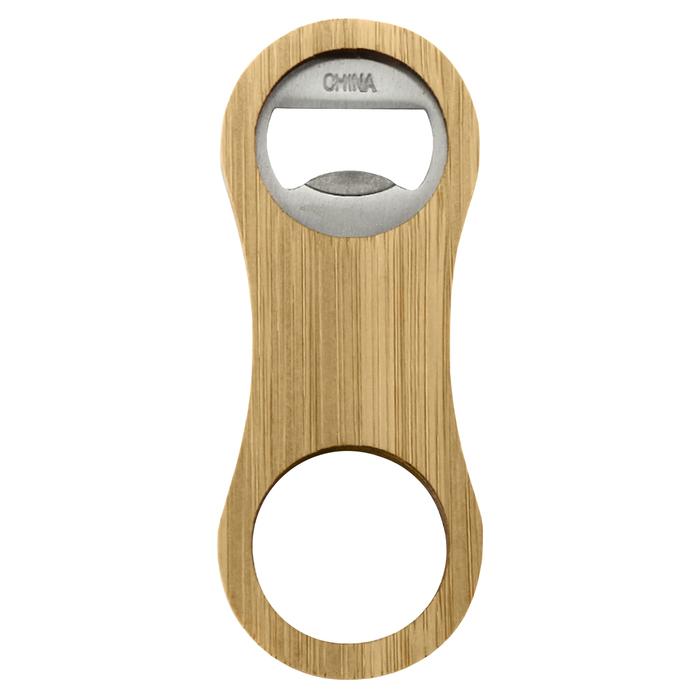 Intox Bamboo Bottle Opener Key Ring
