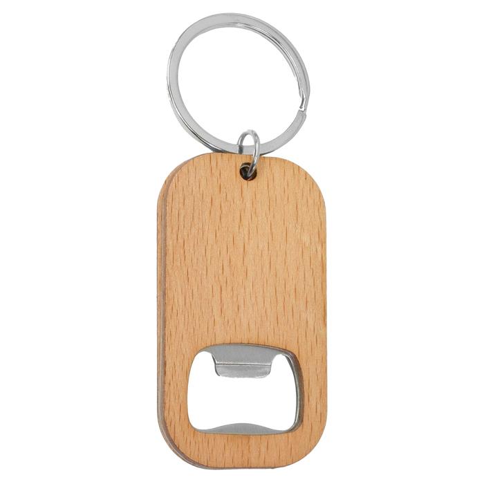 Bamboo Bar Bottle Opener Key Ring
