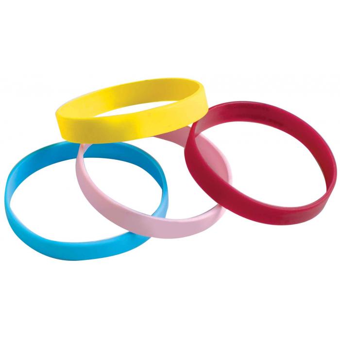 Assorted Colors Silicon Wrist Band
