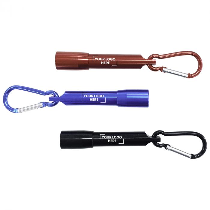 Carabiner LED Flashlight with Gift Box