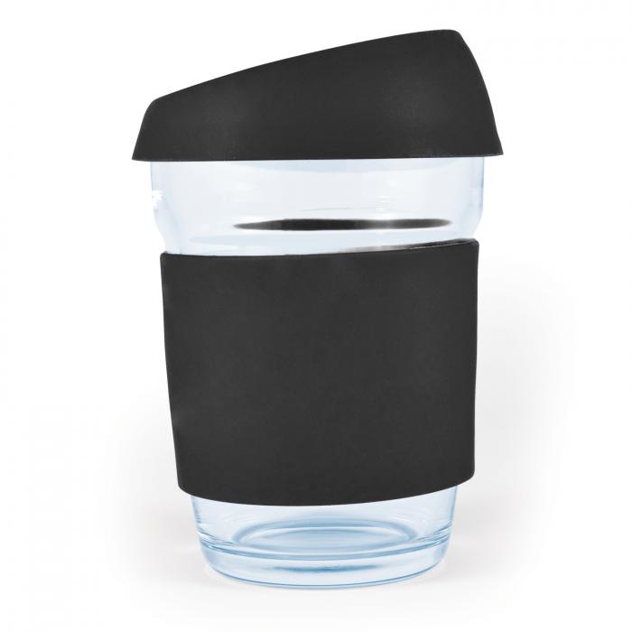 Vienna Glass Coffee Cup / Silicone Lid 