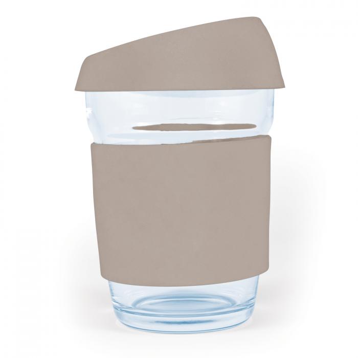 Vienna Glass Coffee Cup / Silicone Lid 