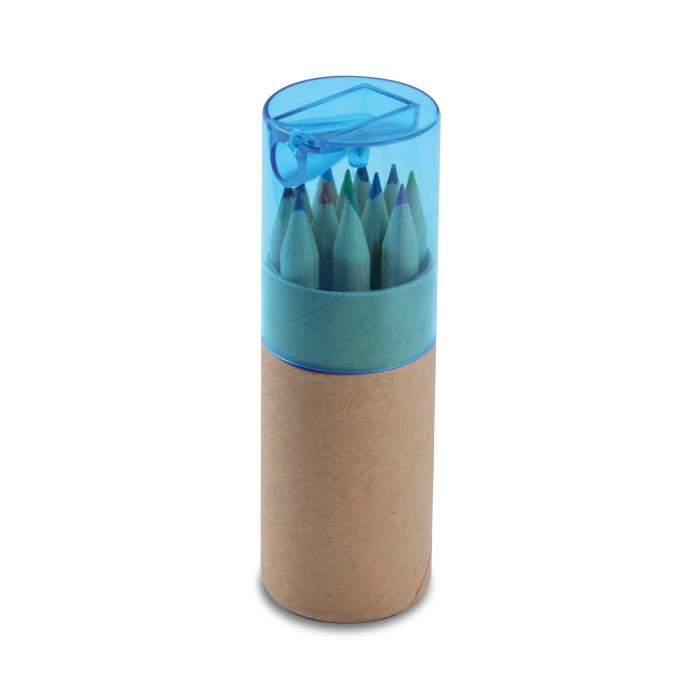 Coloured Pencils in Cardboard Tube