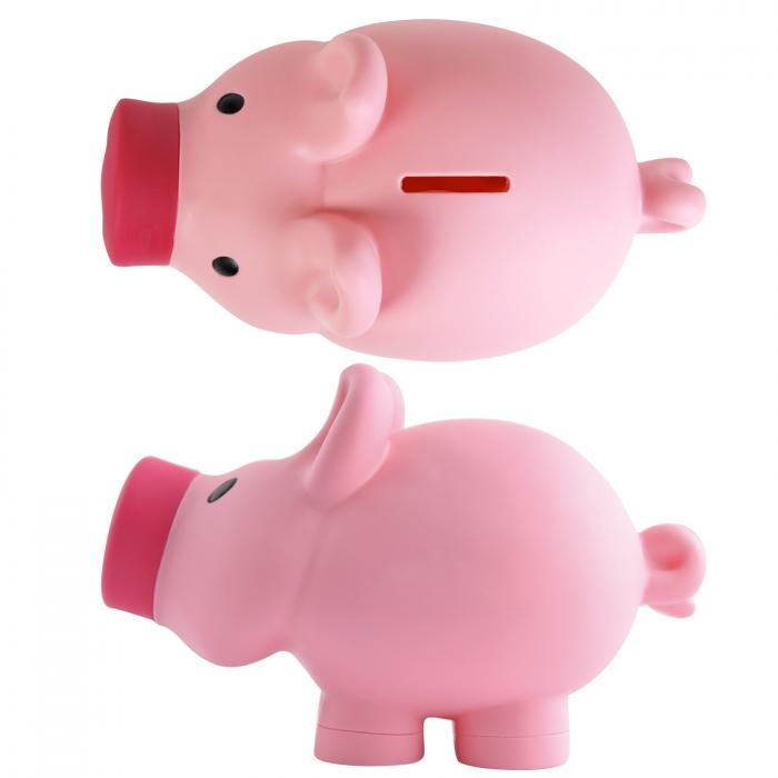 Priscilla Pig  (Pink) and Patrick Pig  (Blue) Coin Bank