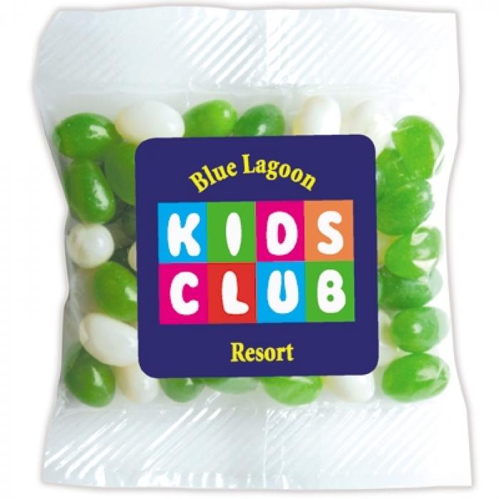 Corporate Colour Jelly Beans In 60 Gram Cello Bag