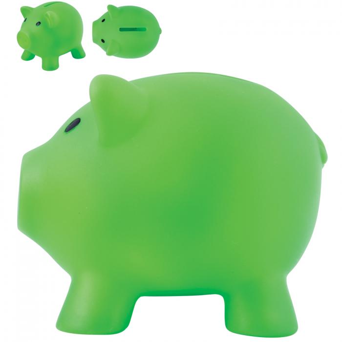 Pee Wee Pig PVC Coin Bank