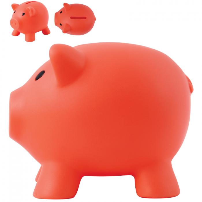 Pee Wee Pig PVC Coin Bank