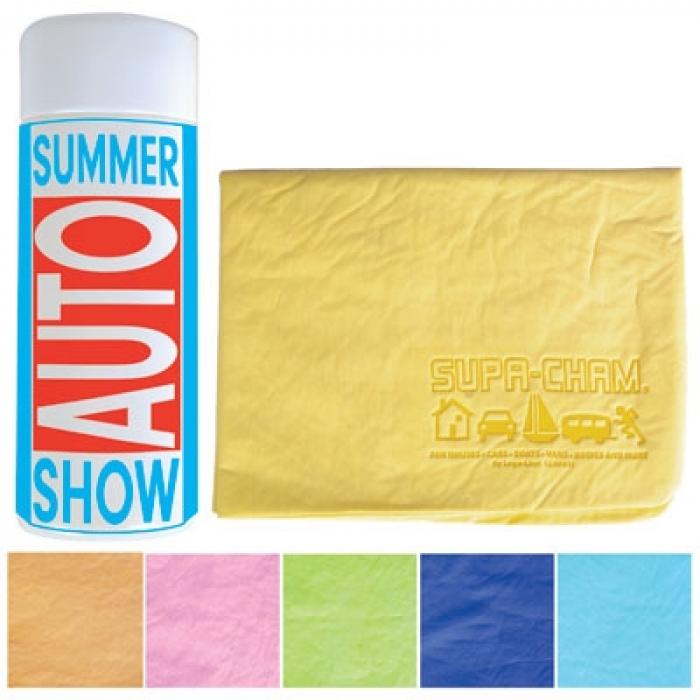 Embossed Supa Cham Chamois/Body Towel In Tube