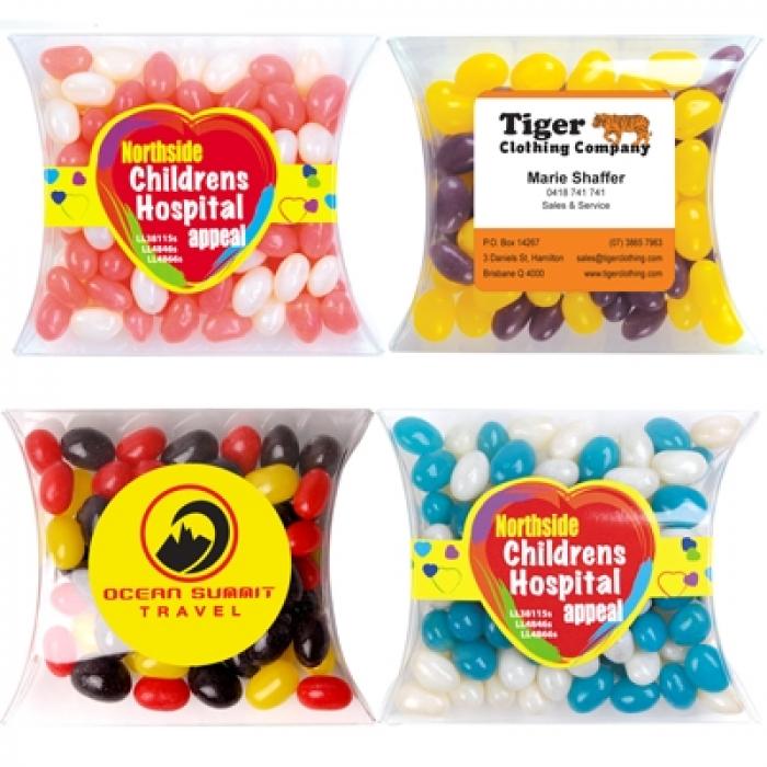 Corporate Colour Jelly Beans In Pillow Packs