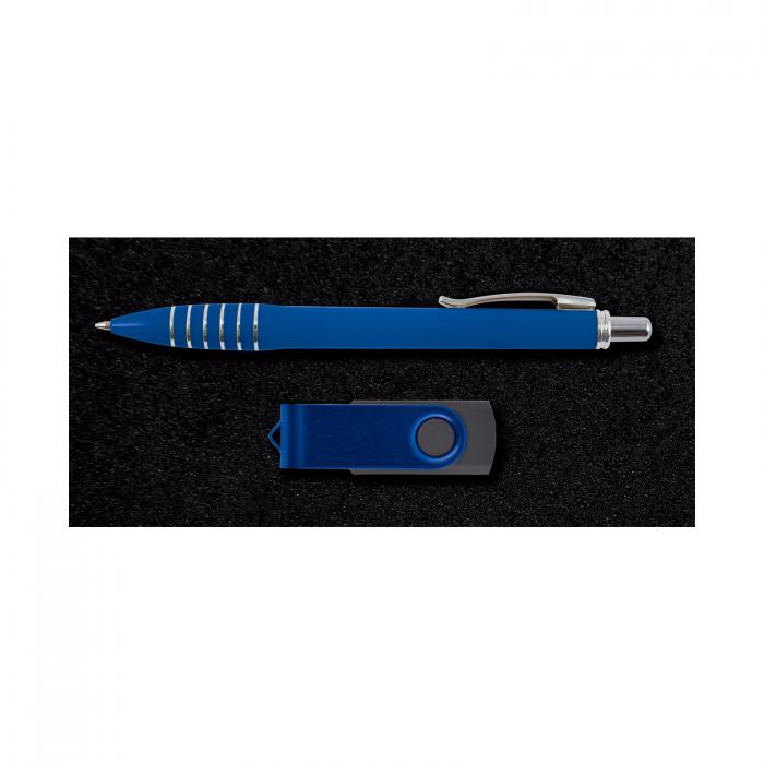 Style Gift Set - Titan Pen and Swivel Flash Drive