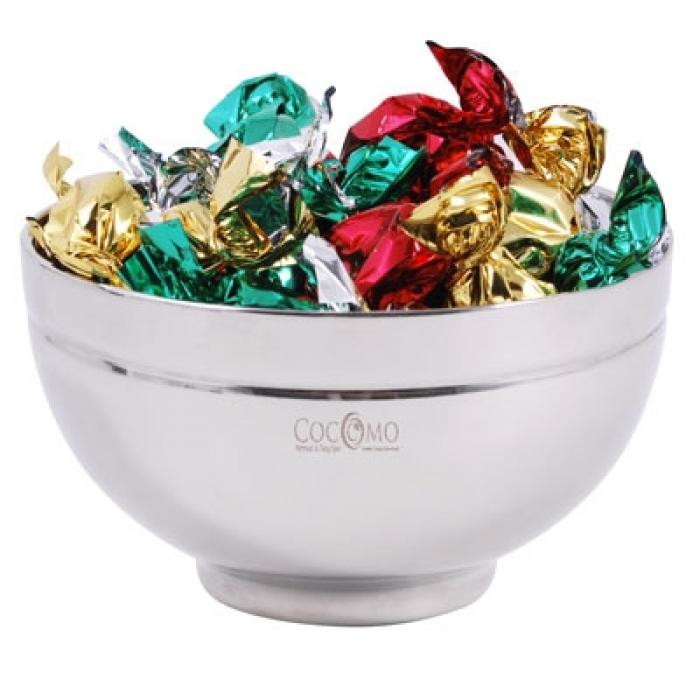 Toffees Assorted In Stainless Steel Bowl