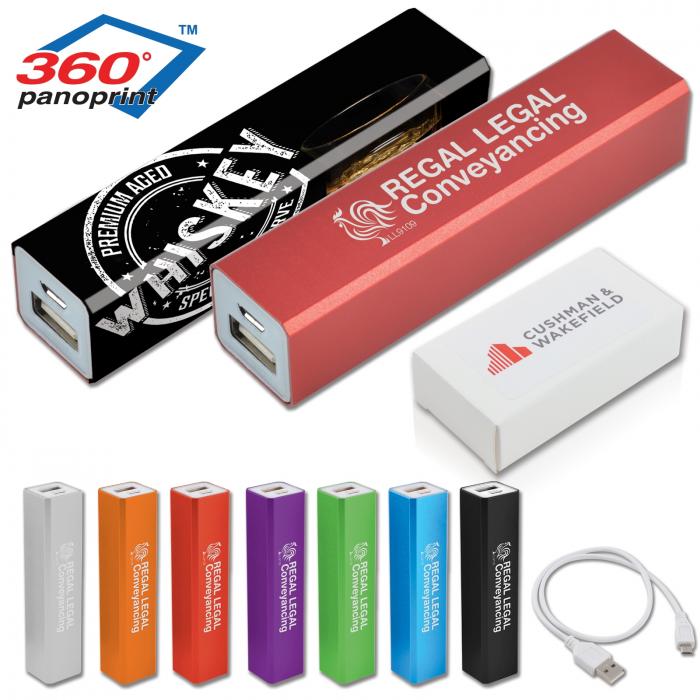 Aluminium Velocity Mobile Phone Portable Charger