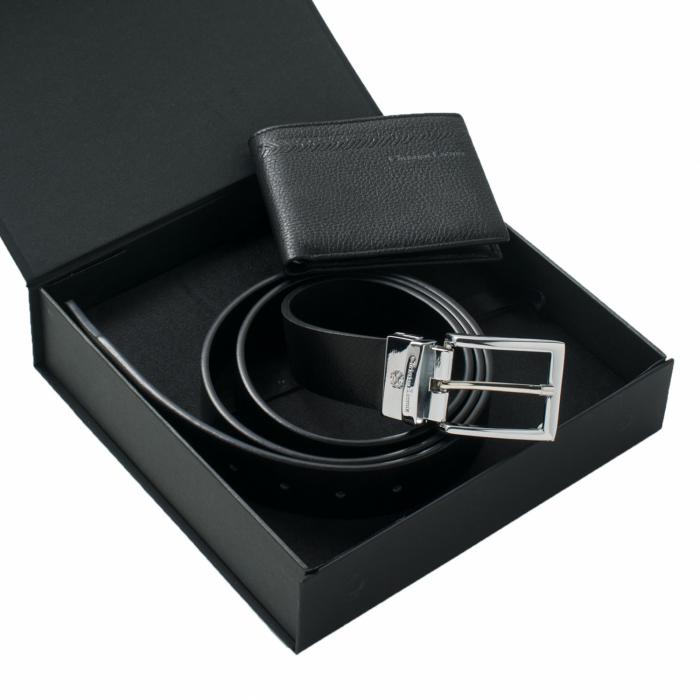 Set Galon Black (wallet & Belt)