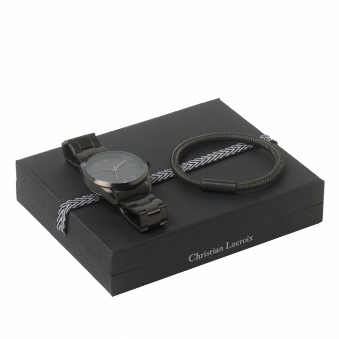 Set Textum Black (watch & Bracelet)