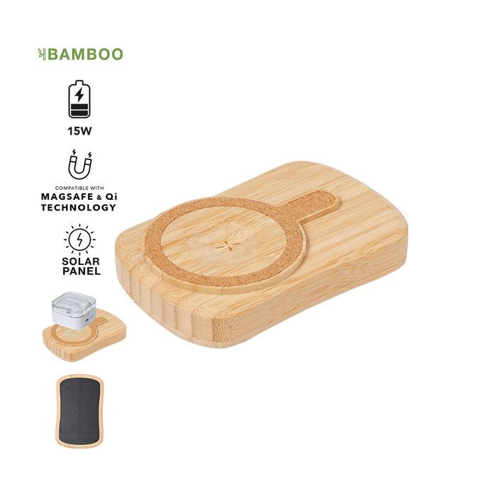 Gustaf Power Bank in Bamboo