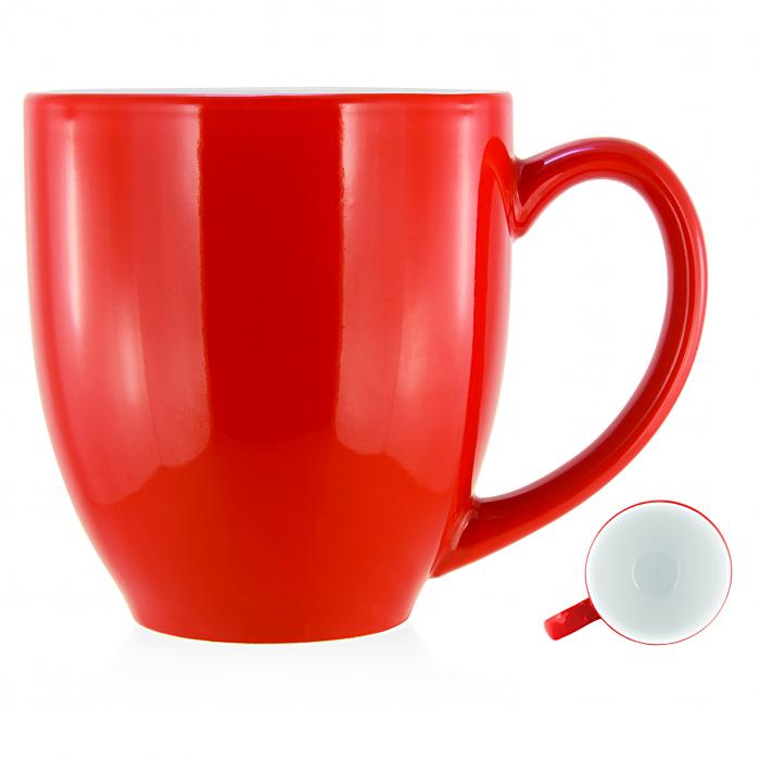 Deauville Red Ceramic Mug - 440ml 