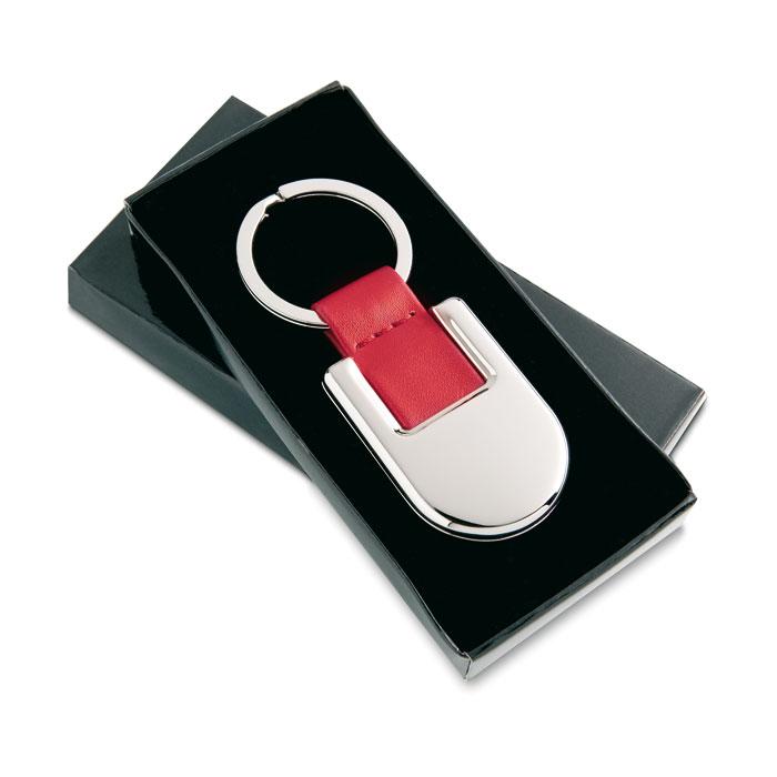 Key Ring With Pu Strap