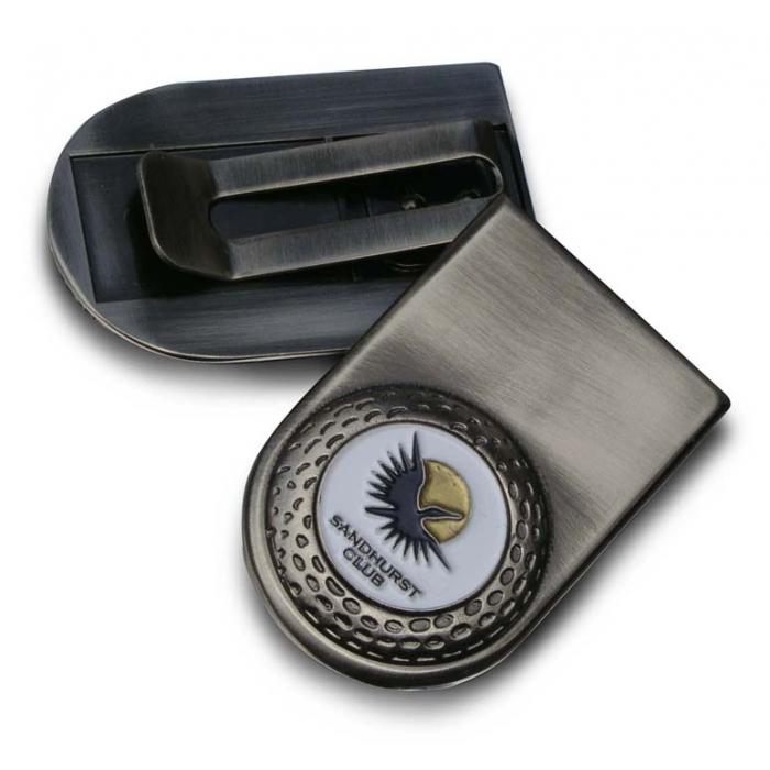 Money Clip With Magnetic Ball Marker