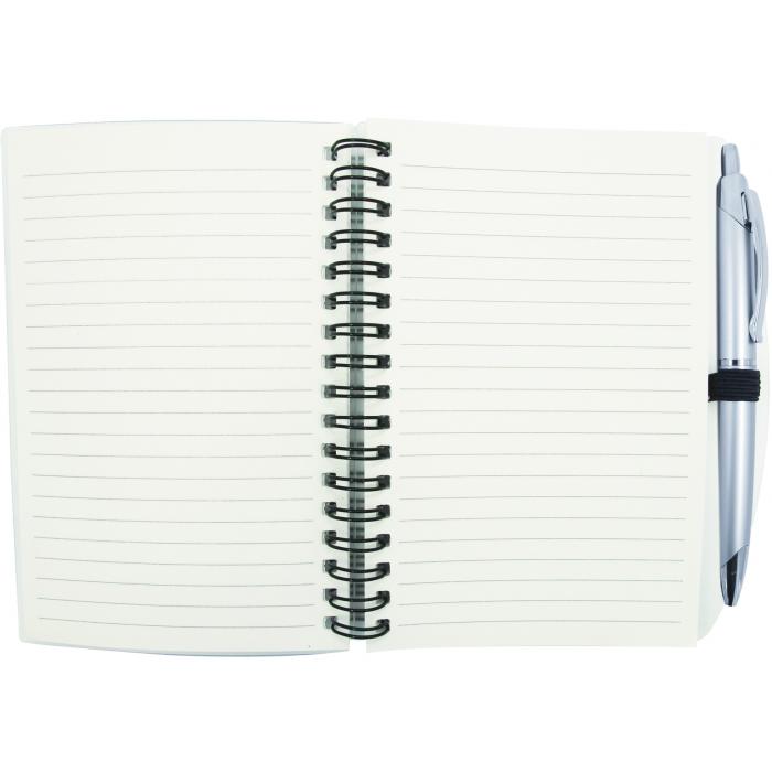 Plastic Cover Notebook With Pen