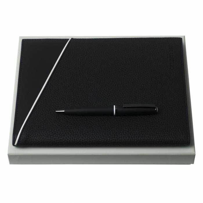 Set Spring Black (ballpoint Pen & Folder A5)