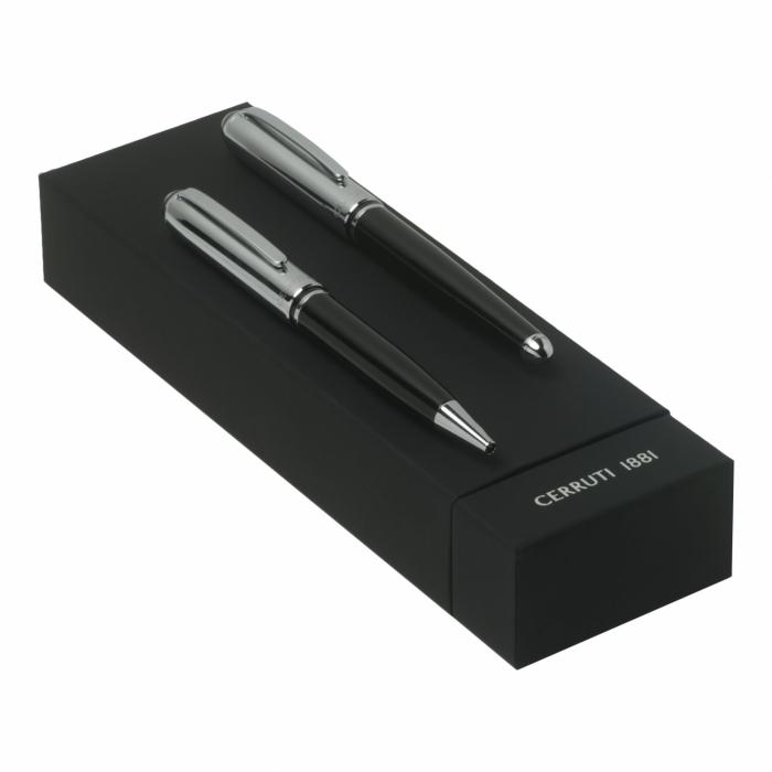 Set Miles Black (ballpoint Pen & Fountain Pen)