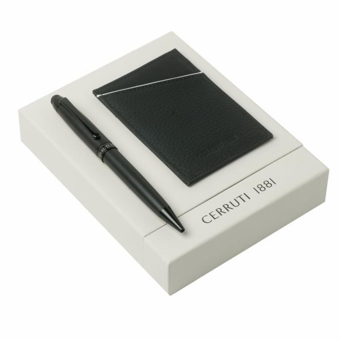 Set Cerruti 1881 (ballpoint Pen Pad & Card Holder)