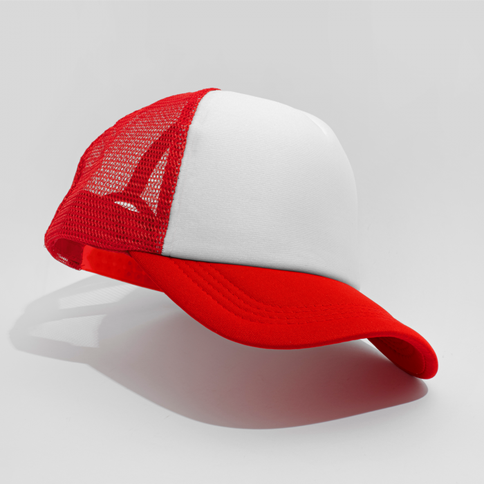 Half Mesh Trucker Cap - Two Tone