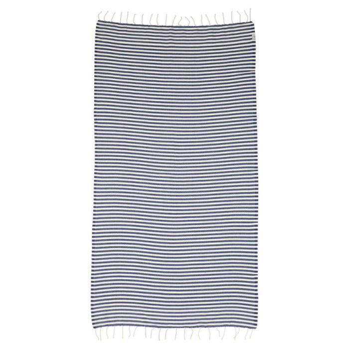 Ocean Blue Stripe Beach Towel