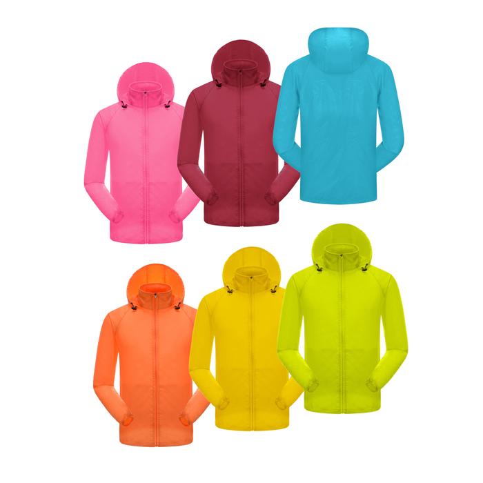Unisex Adult 100% Polyester Sun Protection Jacket with Hood