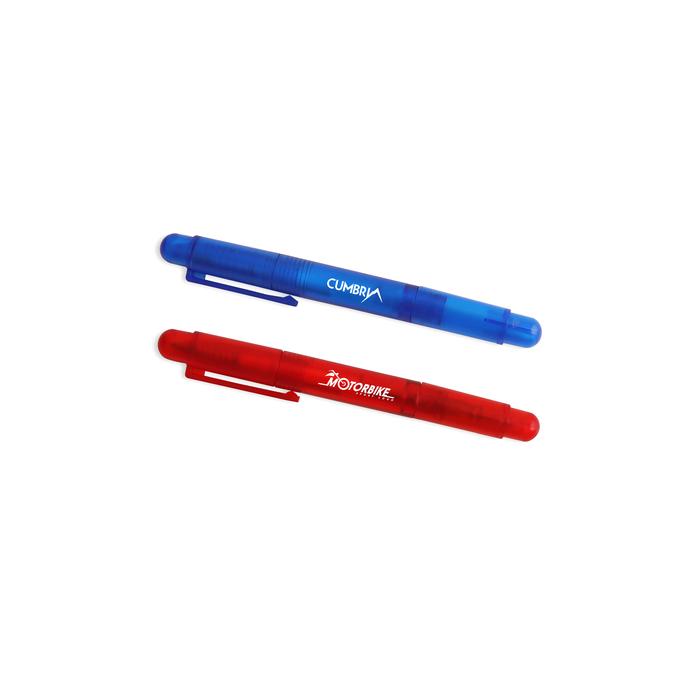 Pen with Screwdriver Red Blue