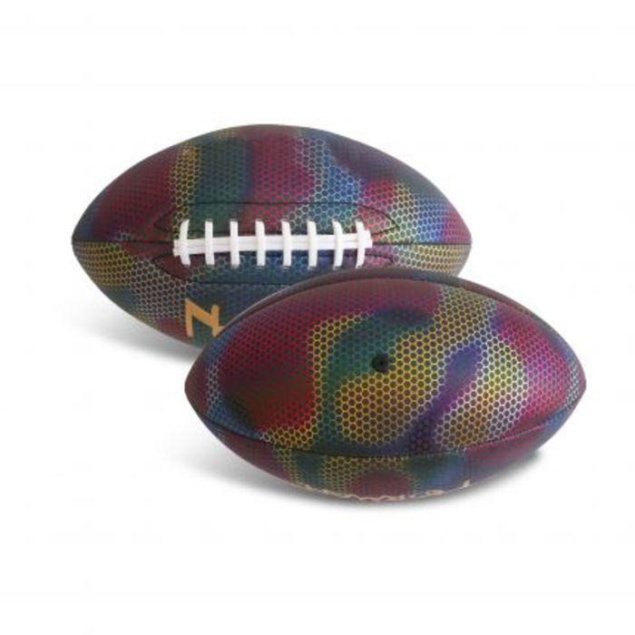 Holographic Glowing American Football