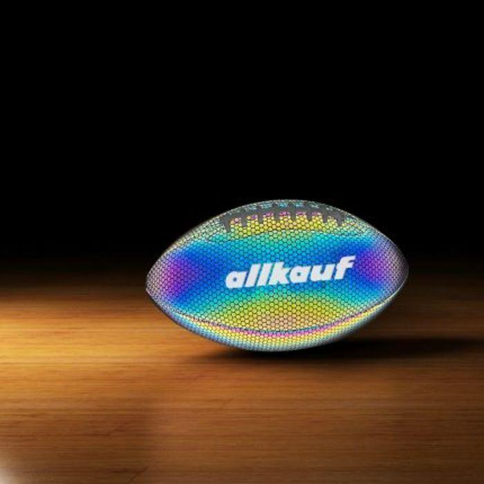 Holographic Glowing American Football