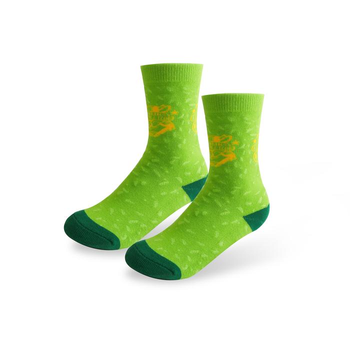 Crew Kids Custom Pattern Football Socks - With Towel bottom