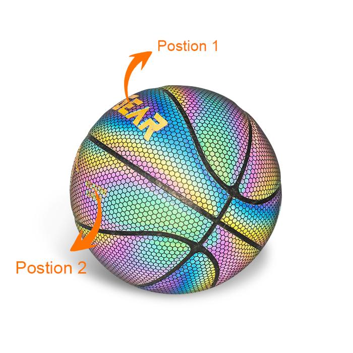 Holographic Glowing Basketball