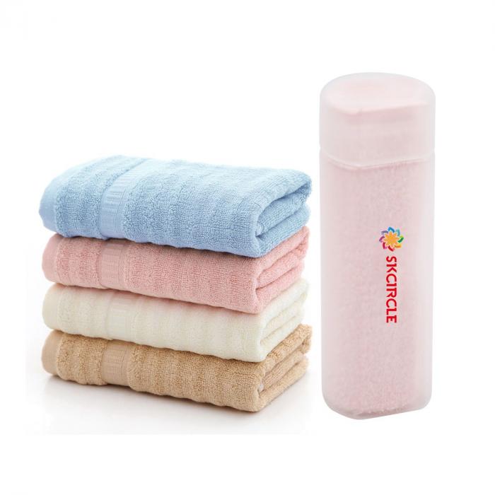 Bamboo Fiber Towel With Tube