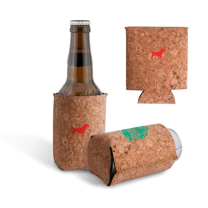 Flat Packed Cork Stubby Holder